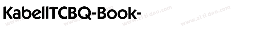 KabelITCBQ-Book字体转换