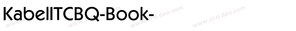 KabelITCBQ-Book字体转换