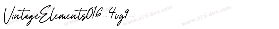 VintageElements016-4vy9字体转换