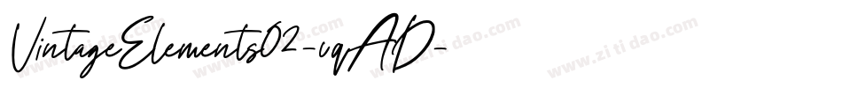 VintageElements02-vqAD字体转换