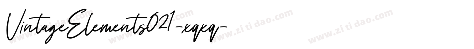 VintageElements021-xqxq字体转换