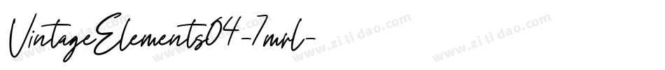 VintageElements04-7mrl字体转换