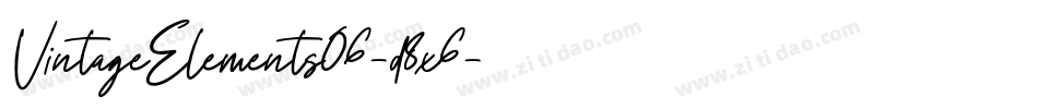 VintageElements06-d8x6字体转换