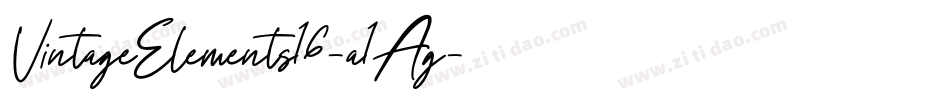 VintageElements16-a1Ag字体转换