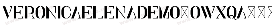 VeronicaElenaDemo-owxqa字体转换