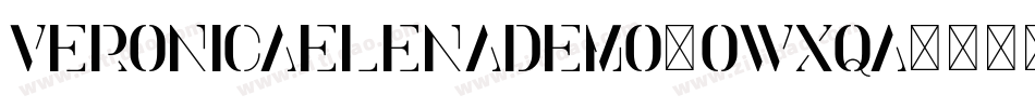 VeronicaElenaDemo-owxqa字体转换