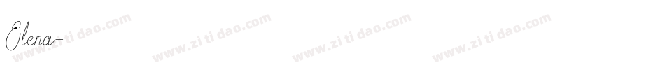 Elena字体转换
