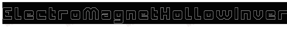 ElectroMagnetHollowInverse-JzYx字体转换