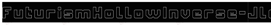 FuturismHollowInverse-Jlom字体转换