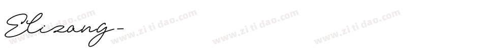 Elizany字体转换