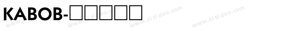 KABOB字体转换