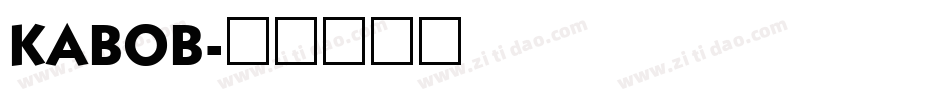 KABOB字体转换