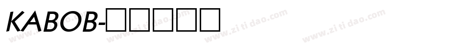KABOB字体转换