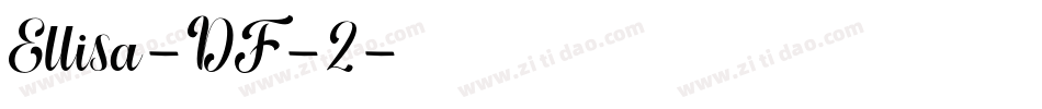 Ellisa-DF-2字体转换