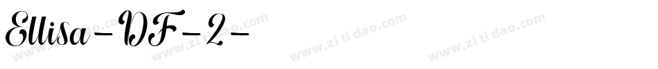 Ellisa-DF-2字体转换