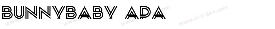 Bunnybaby-aPa字体转换