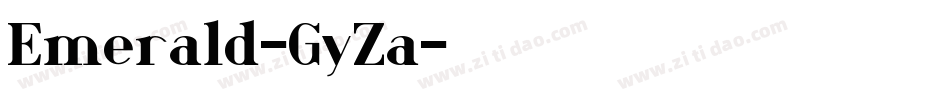 Emerald-GyZa字体转换