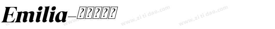 Emilia字体转换