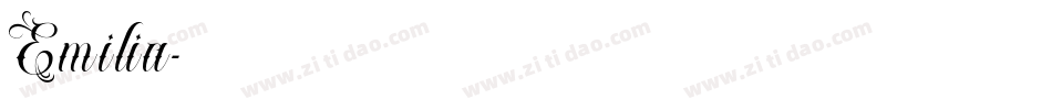 Emilia字体转换