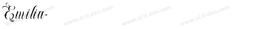 Emilia字体转换