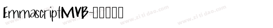 EmmascriptMVB字体转换