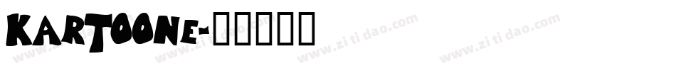 Kartoone字体转换