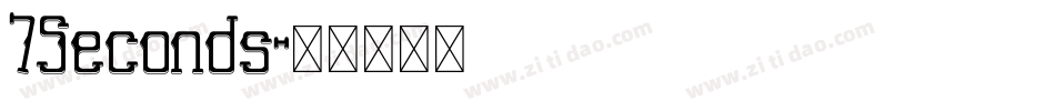 7Seconds字体转换