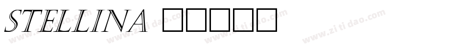 Stellina字体转换