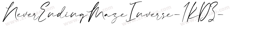 NeverEndingMazeInverse-1KDZ字体转换