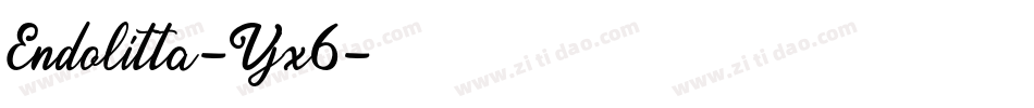 Endolitta-Vjx6字体转换