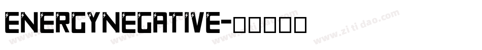 EnergyNegative字体转换