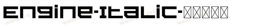 Engine-Italic字体转换