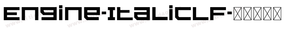 Engine-ItalicLF字体转换