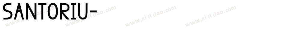 Santoriu字体转换