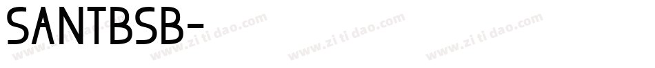 SANTBSB字体转换