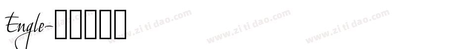 Engle字体转换