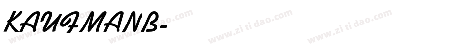 KAUFMANB字体转换