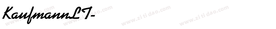 KaufmannLT字体转换