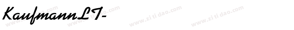 KaufmannLT字体转换