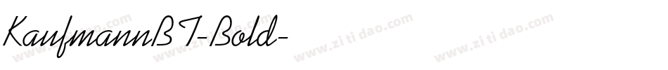 KaufmannBT-Bold字体转换