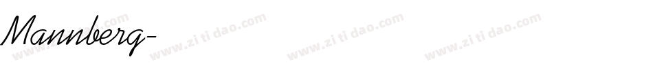 Mannberg字体转换