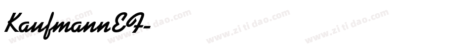 KaufmannEF字体转换