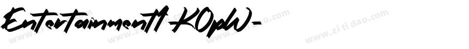 Entertainment1-K0pW字体转换
