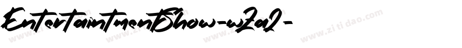 EntertaintmentShow-wZa2字体转换
