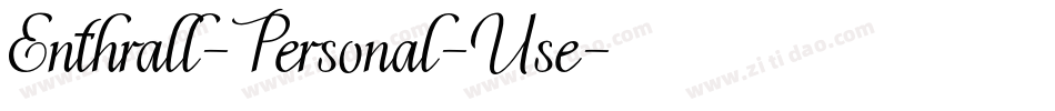 Enthrall-Personal-Use字体转换