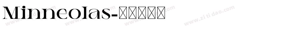 Minneolas字体转换