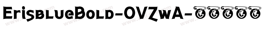 ErisblueBold-OVZwA字体转换