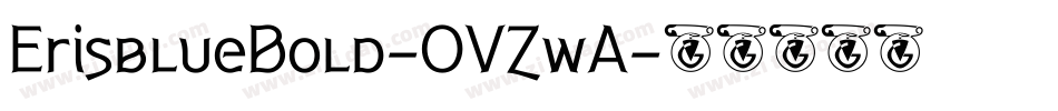 ErisblueBold-OVZwA字体转换