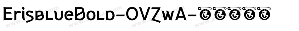 ErisblueBold-OVZwA字体转换