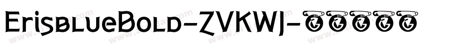 ErisblueBold-ZVKWJ字体转换